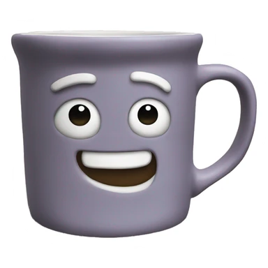 ceramic painted mug
 sticker