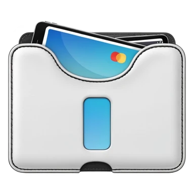 white open  wallet sticker