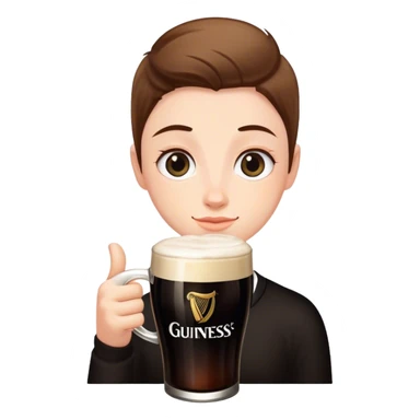 Me with a Guinness sticker