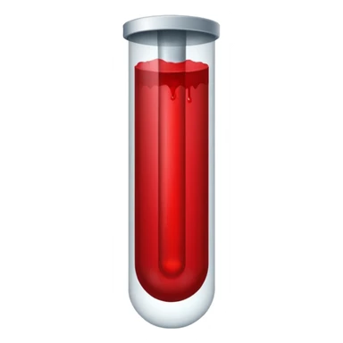 tubo de sangue quase vazio sticker