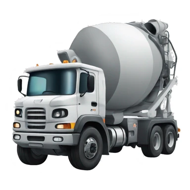 concrete-mixer truck sticker