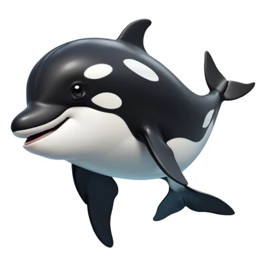 cinematic-comical-orca-portrait-emoji,-head-tilted-dramatically-with-an-exaggeratedly-shocked-expression,-featuring-a-sleek-black-and-white-body-with-wide,-comically-expressive-eyes-full-of-playful-disbelief-and-animated-flippers,-simple sticker