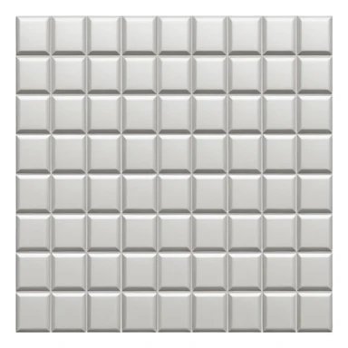 Light gray and white square with a checkered pattern 8x8 sticker