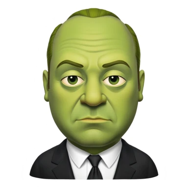 Tony soprano shrek  sticker