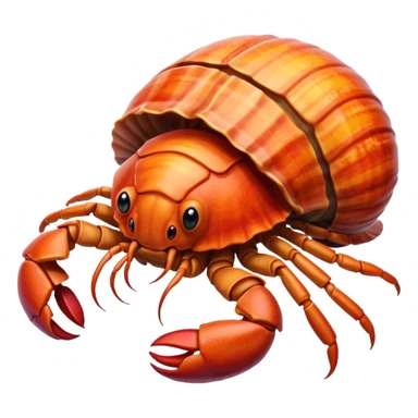hermit crab sticker