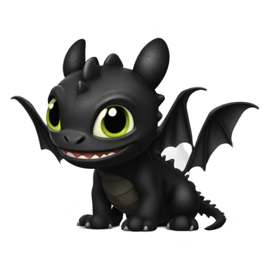 Toothless-from-How-to-train-your-dragon sticker