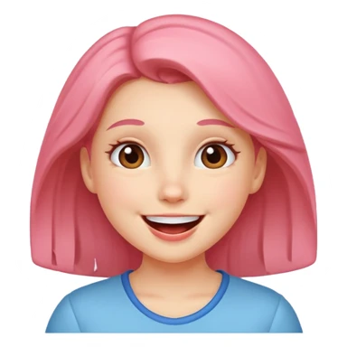 girl excited she got the job  sticker