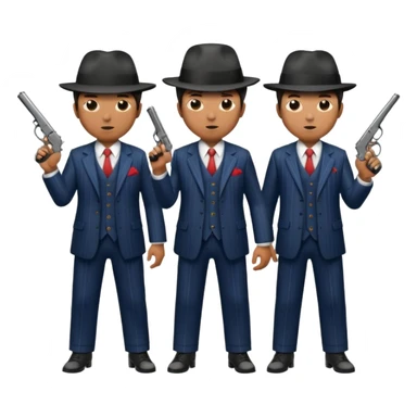 team of gangsters sticker