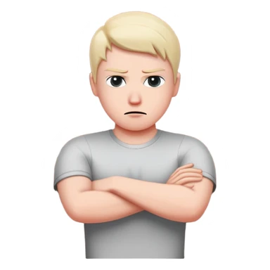 person building brick wall between themselves and others, emotionally distant expression, arms crossed defensively, turning body away from connection, cold eyes avoiding eye contact, visible barrier or shield symbol sticker