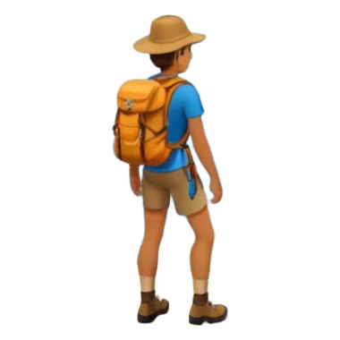 Hiking in the dolomits italy- with a sea and trees and Mountains sticker