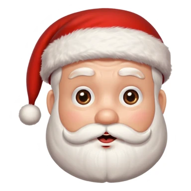 papai noel surpreso sticker