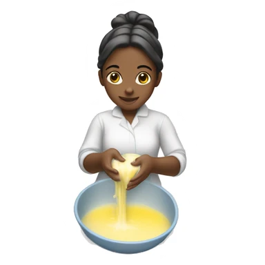 girl washing her hands with a lot of soup foam sticker