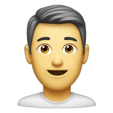 Nein mit einer Sprechblase über den Kopf sticker