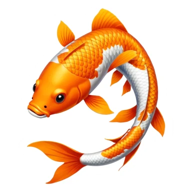 Koi fish sticker