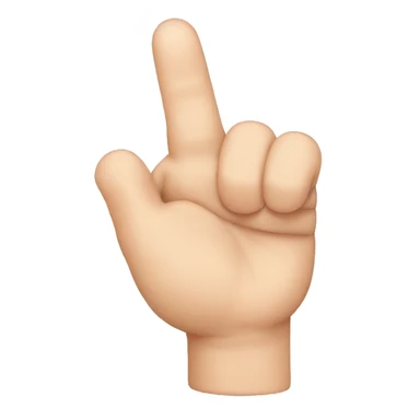 Korean finger heart with middle finger sticker