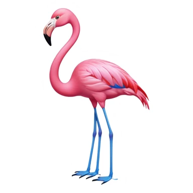 Blue Flamingo 🦩 sticker