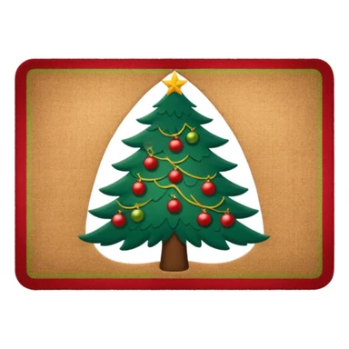 christmas doormat sticker