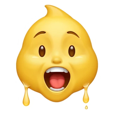 Emoji screaming of laughter sticker