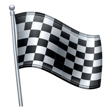 sorayama Chequered flag sticker