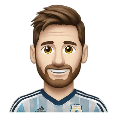 Lionel messi in Argentina kit sticker