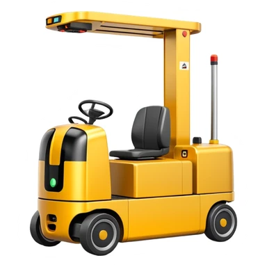 Automated Guided Vehicle (AGV), fahrerloses Transportfahrzeug sticker