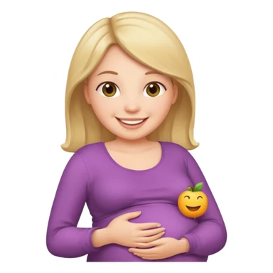 Una mamá embarazada sticker