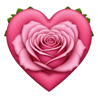 Corazón rositas sticker