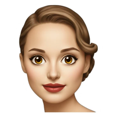 Beautiful natalie portman sticker