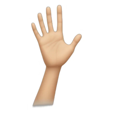 hand reaching sticker