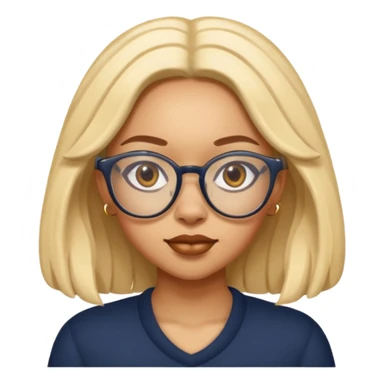 doja cat wear glasses sticker