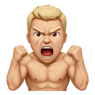 SCREAMING IN RAGE sticker