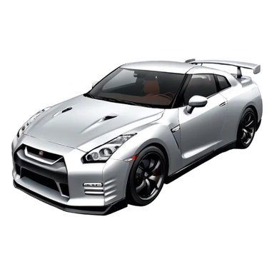 Nissan GT-R - Nissan (Model Year: 2022) (Iconic colour: Silver) sticker