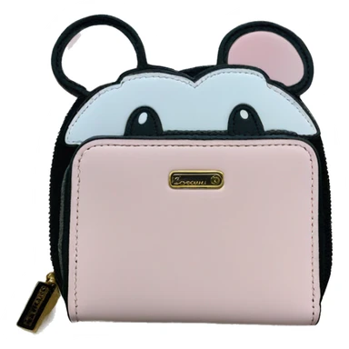 Loungefly light pink with Mouse Ears Wallet sticker