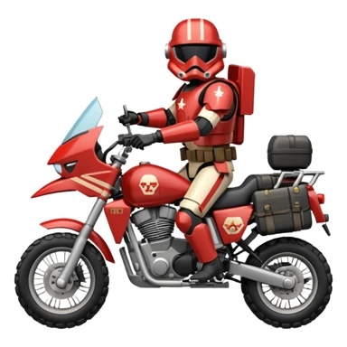 Well armed rugged Imperial Shock Troopers police off road interceptor  sticker