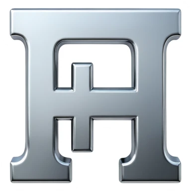 Add a H letter in center sticker