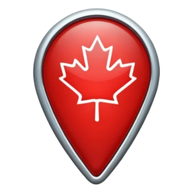 location pin canada sticker