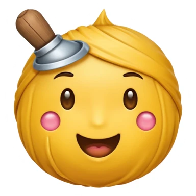 Emoji Sigma con una mandíbula muy marcada y con una ceja levantada y la otra abajo sticker