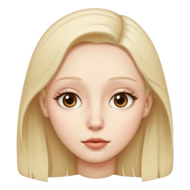 Whispering face sticker