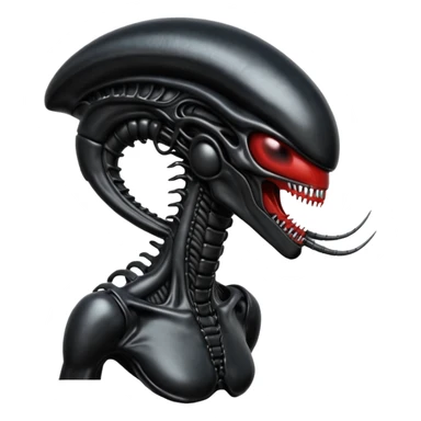 xenomorph alien from the alien movie sticker