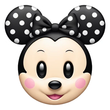 Minnie mouse ears sticker