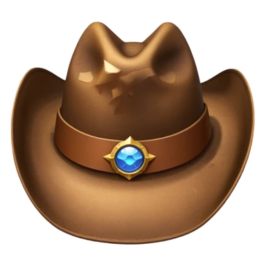 Just a Cowboy hat cartoonish sticker