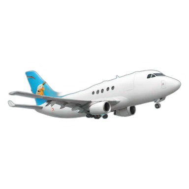 plane with tattoos sticker