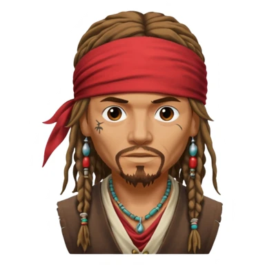 Real Jack Sparrow sticker