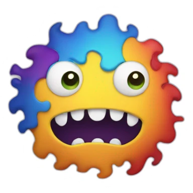 autism logo colors Monster sticker