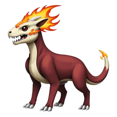 Duskull-Cubone-Houndoom-Marowak-Pokémon-Fakémon-fusion, full body sticker