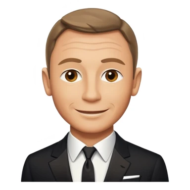 James Bond exactly similar to daniel craig sticker