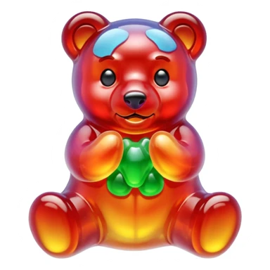 Crystallized Gummybear sticker
