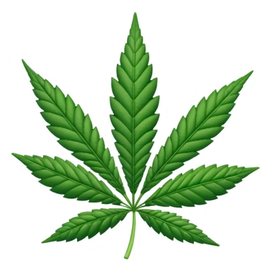 Hoja de marihuana sticker