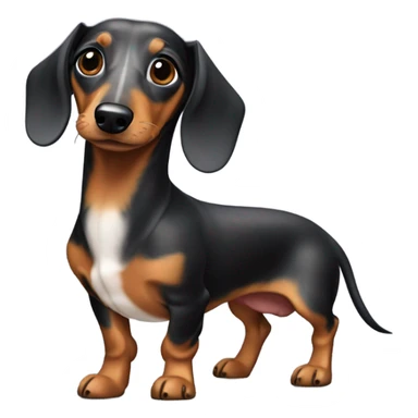 Dapple dachshund  sticker