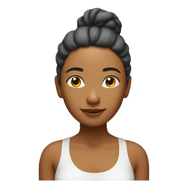 Une femme qui fais du yoga  sticker